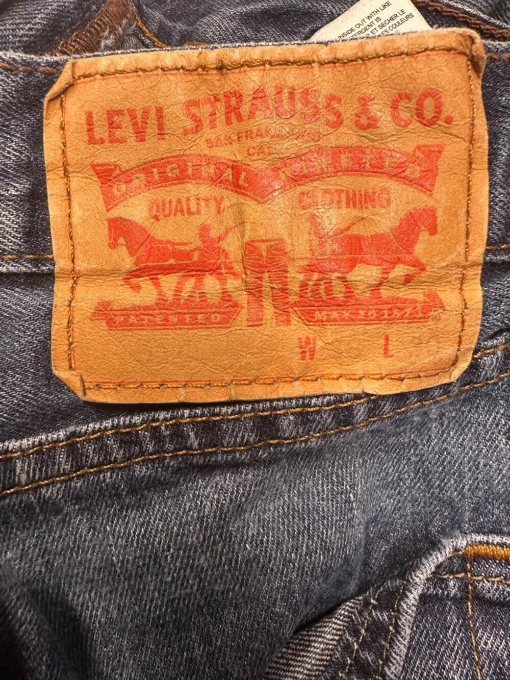Levi’s 514 Straight Fit Jeans 36x30 Med Wash Low Rise